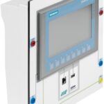 Màn hình cảm ứng của dòng HMI Siemens là màn hình cảm ứng 7'' với 8 nút nhấn chức năng, có thể lập trình bổ sung.